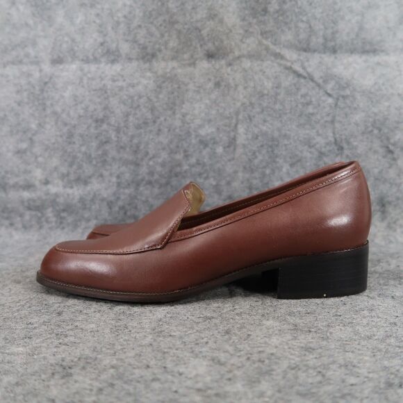 Seychelles Shoes Womens 7 Loafer Pump Classic Fashion Career Leather Brown Joana - Picture 5 of 14